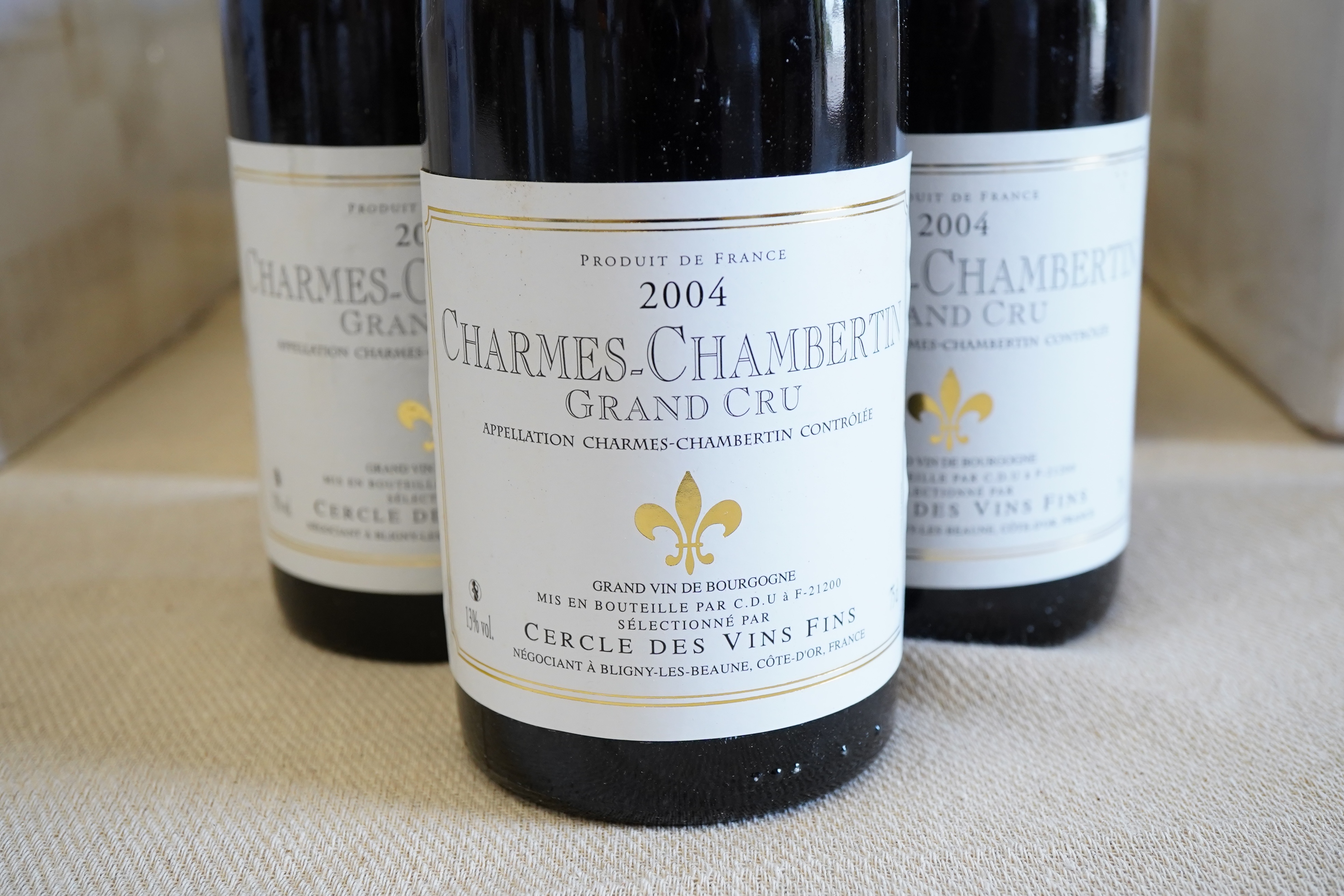 Cercle des Vins Fins, Charmes-Chambertin Grand Cru, 2004